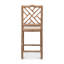Brighton Upholstered Stool with Solid Wood Frame