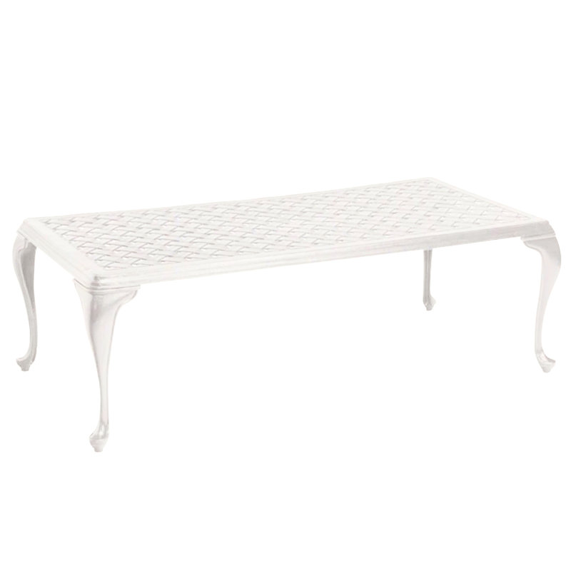 Provance Aluminum Coffee Table - Chalk, Chalk