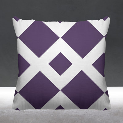 Farrell Geometric Outdoor Reversible Throw Pillow