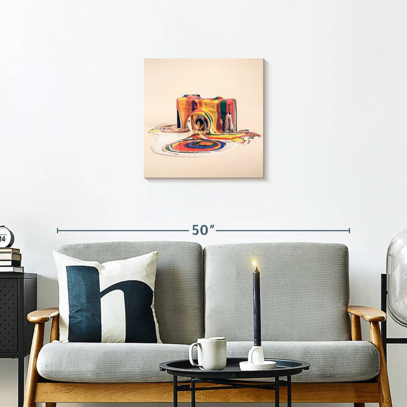 Caméra recouverte de peinture Senne, H 20 po x l 20 po