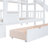 Hatina Kids Castle Style Storage Bunk Bed with Slide and Stairs-987003169-955171115