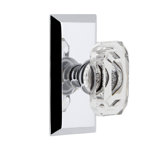 Grandeur Concealed Screw Mechanism Geometric Knob with Rectangle Rosette