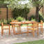 Garden Dining Table Oval Solid Wood Acacia-1480148827