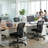 Small Armless Office Chair, Swivel Desk Chair with Mesh Back & Padded Seat, Space-Saving Modern Task Chair for Compact office-1697653345-1697653344