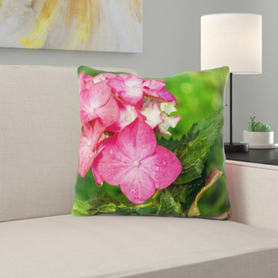 Coussin hortensia