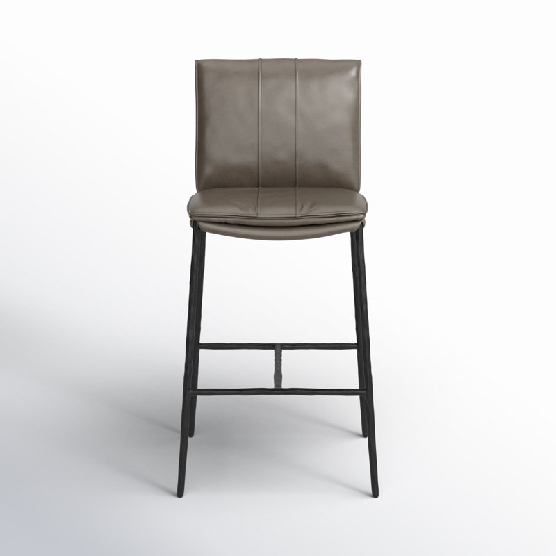 Mayer 26 Counter Stool Antique Brown, Pewter Gray, Bar Stool (31" Seat Height)