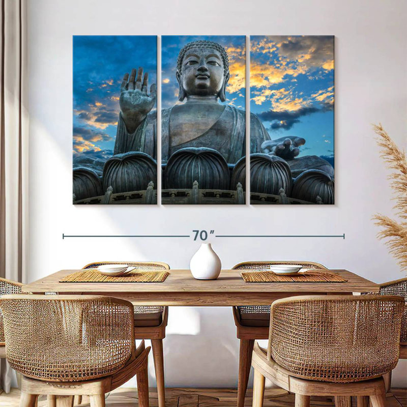 Grand Bouddha Adella, H 42 po x l 65 po