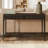 Fluted 2-Drawer Storage Console Table