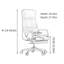 Fauteuil de bureau inclinable à réglage manuel-106203409