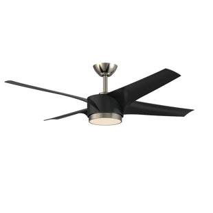VELA 52 Ceiling Fan with LED Light, Remote & 6 Speeds - Energy Efficient