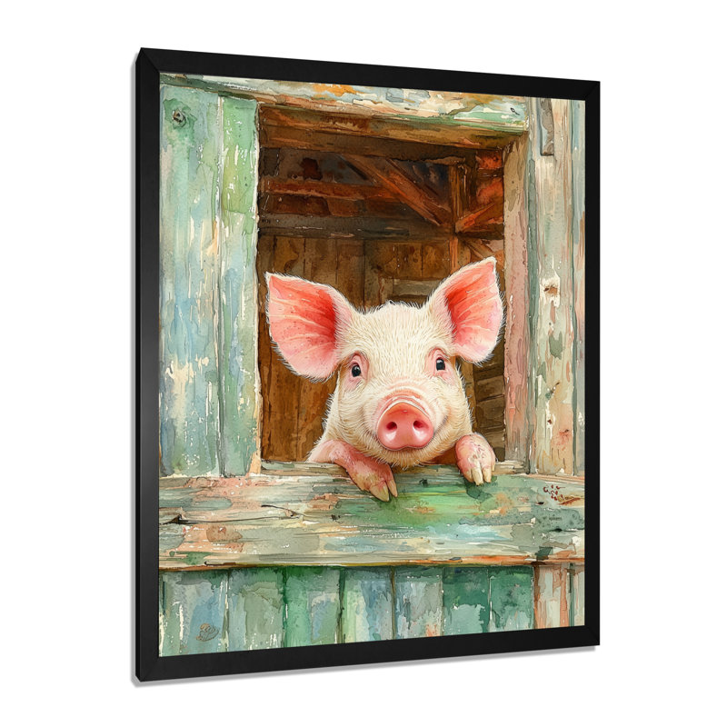 Gullion - animaux, art mural, H 20 po x l 12 po, Reproduction encadrée d'une seule photo, Noir