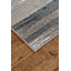 Tapis noir / gris à motif abstrait Devia-1797260704