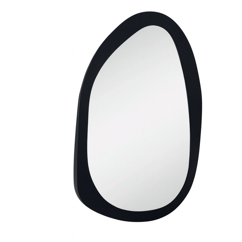 Miroir ovale noir 24 po x 30 po