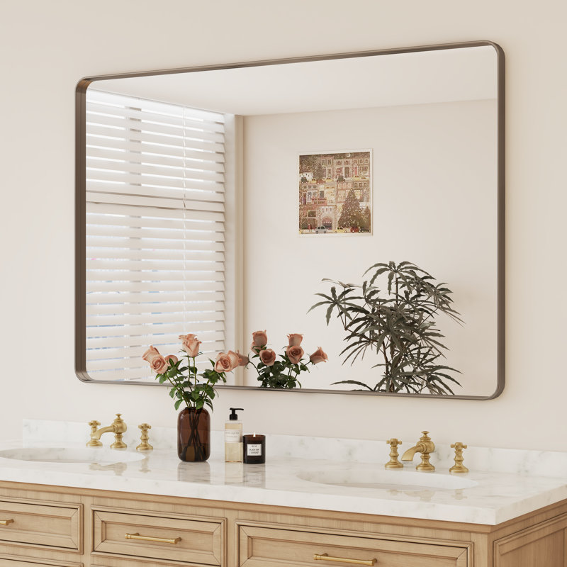 Miroir de salle de bain sur mesure, 60 po x 40 po