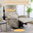 Comfortable ergonomic faux leather recliner-1341403876