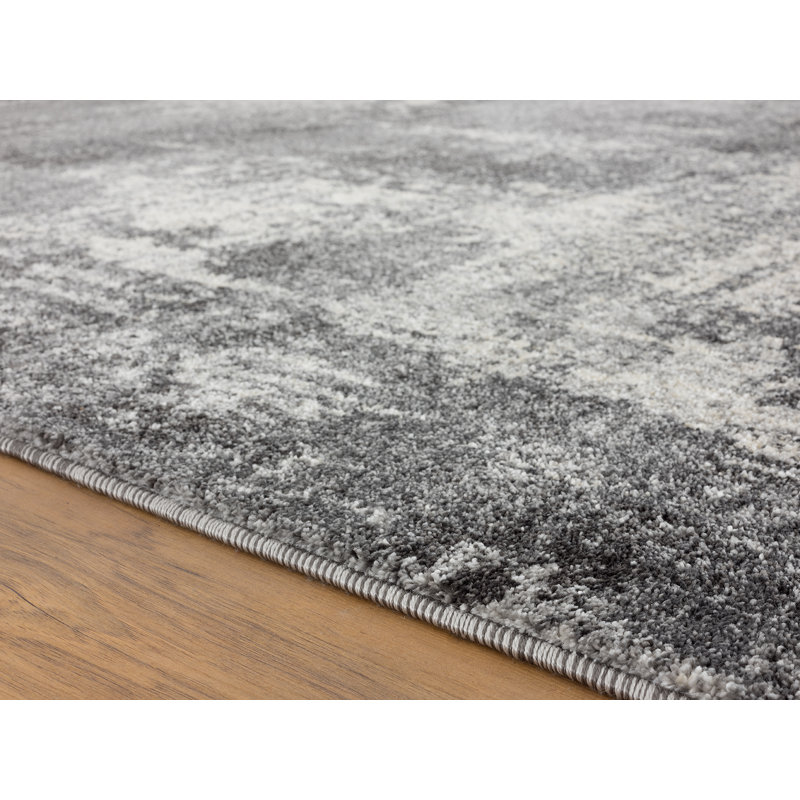Tapis gris / beige Ellensburg, Rectangle de 5 pi x 7 pi