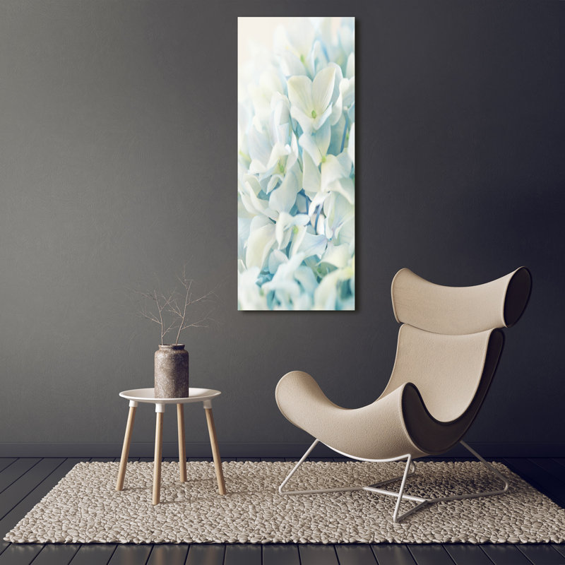 Hydrangea Flower - Wrapped Canvas Print