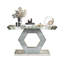 Miroir d'entrée hexagonal en cristal Sparkling