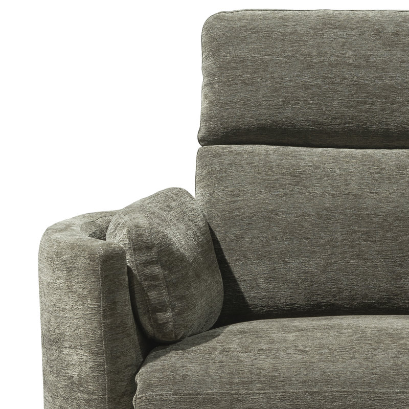 Fauteuil inclinable électrique de 53 po de largeur Bre, Krypton
