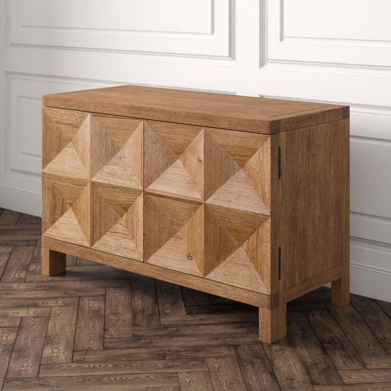 Quadrant 52'' W Solid Wood Sideboard, Dark Walnut