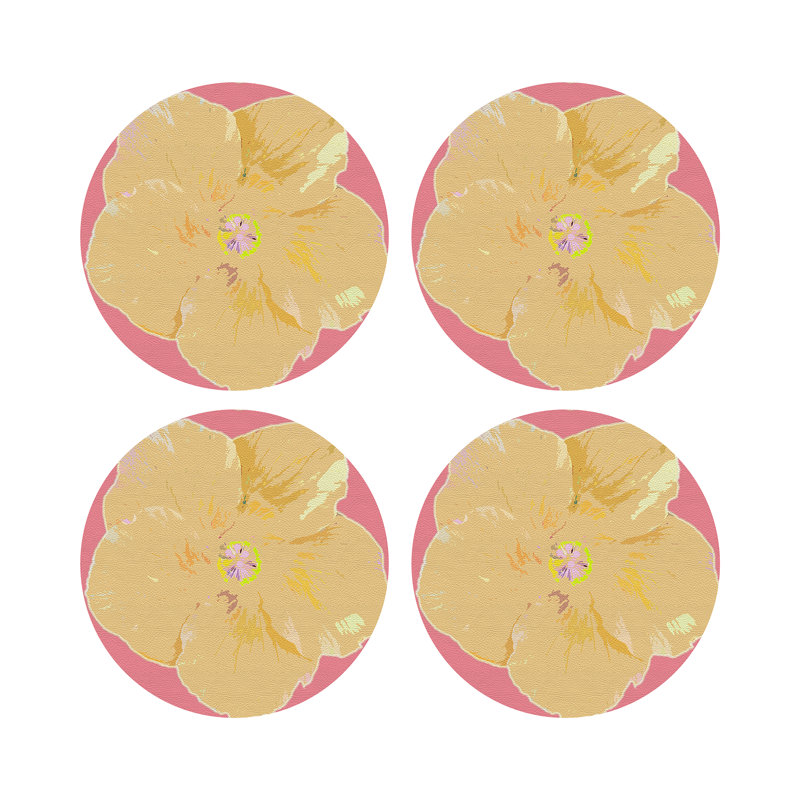 Napperon Hibiscus, Rose