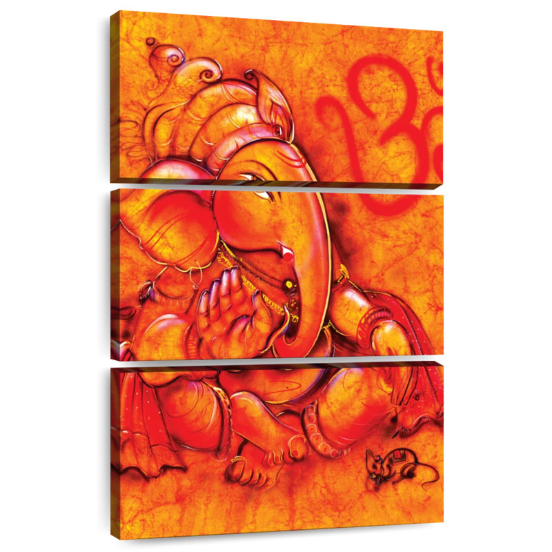 Adella Ganesha abstrait, H 32 po x l 20 po
