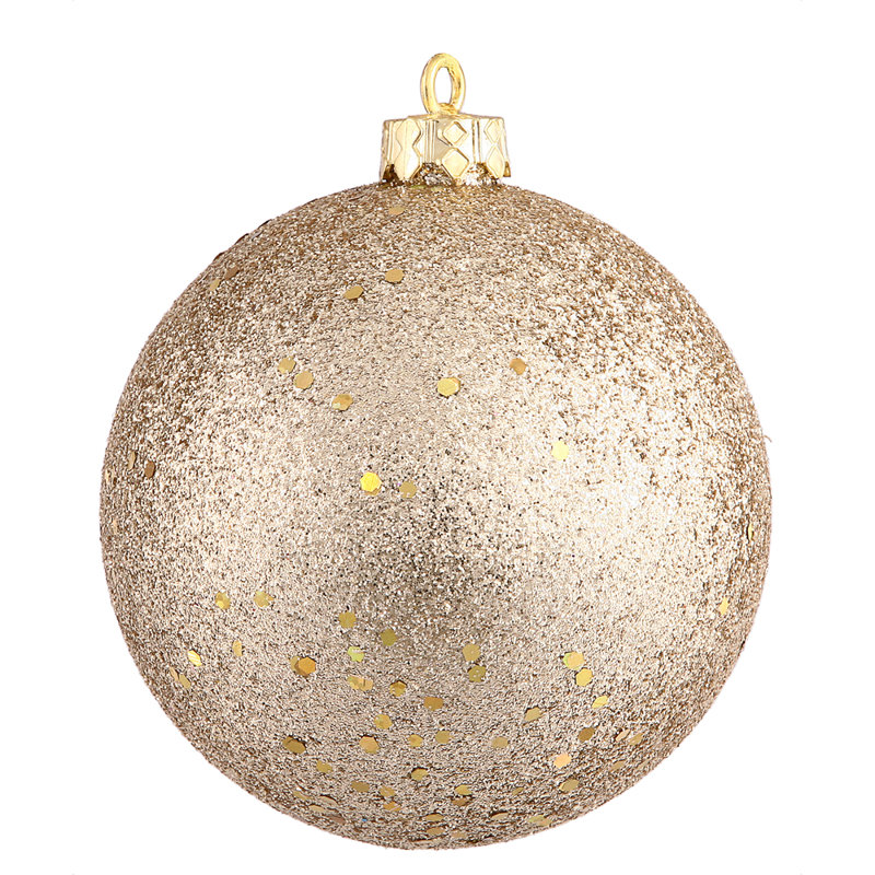 Ornement de Noël en forme de boule, Vert, H 15,75 po x l 15,75 po x P 15,75 po