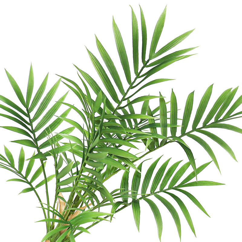Artificial Palm Leaf Stem Plant Greenery Foliage Bush