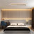 1-Light 48" Modern Rectangle LED Dimmable Flush Mount Ceiling Light With Remote