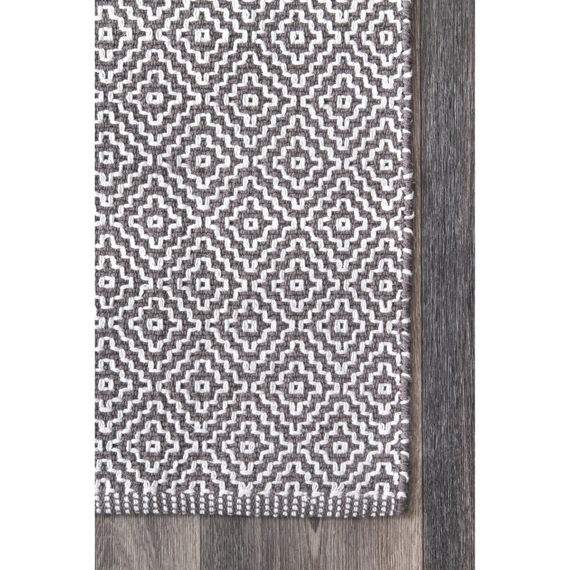 Boise Cotton Geometric Indoor Rug, Runner 2'6" x 6'