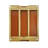 Bamboo Cutting Board with 7 Colour-Coded Cutting Mats