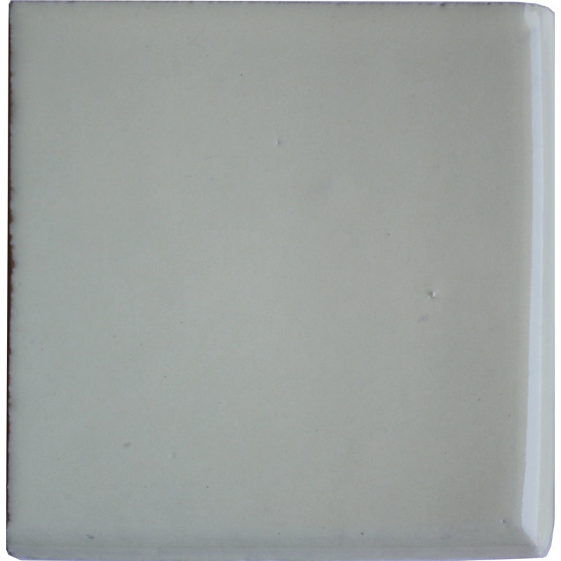 9pcs TalaMex Mexican Clay Talavera Bullnose, White, 4" W x 4" L
