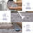 Runner Rug 2x6 Soft Vintage Washable Rug Runners Hallways Non-Slip Runner Low Pile Boho Farmhouse Carpet Runners Laundry Grey-1089847058