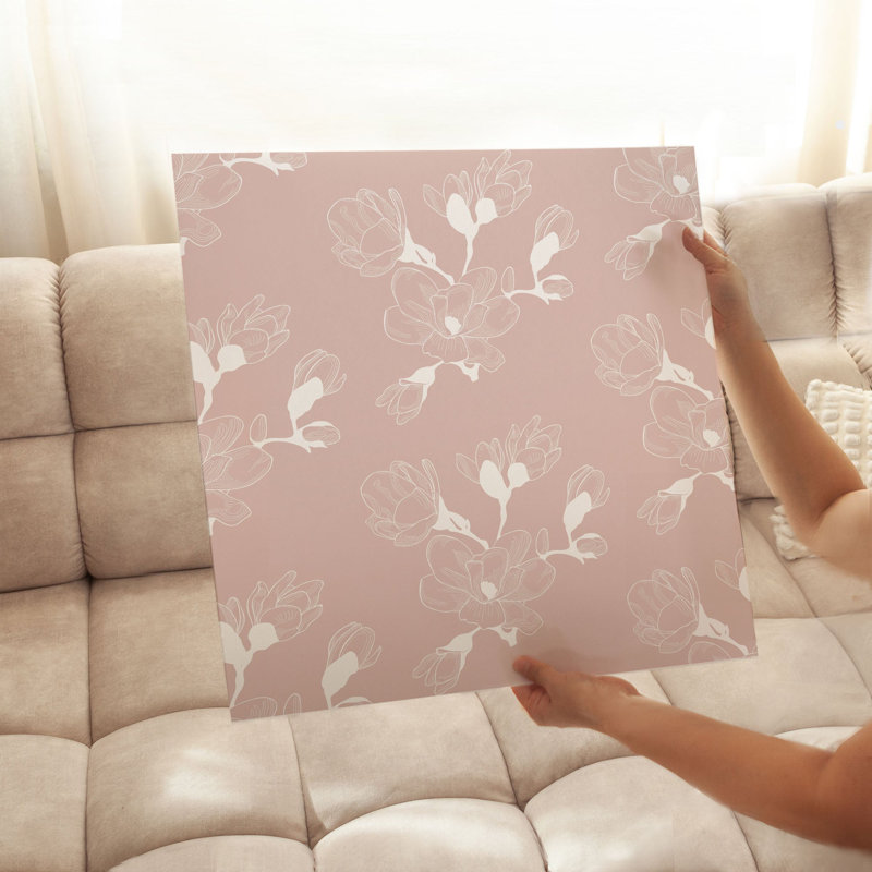 «Botanical Floral», impression d'art moderne sans cadre, H 24 po x l 24 po