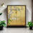 Chinese Solid Wood Gold Foil Shoe Cabinet 25 Pair Shoe Storage Cabinet