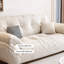 Canapé modulaire en polyester blanc crème-366097557