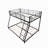Metal Twin over Full Bunk Bed/ Heavy-duty Sturdy Metal/ Noise Reduced/ Squeak Free/ Wooden Slat/ No Box Spring Needed