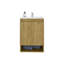 Meuble-lavabo, 1 porte, 2 tablettes - Salle de bain (SANS ROBINET INCLUS)