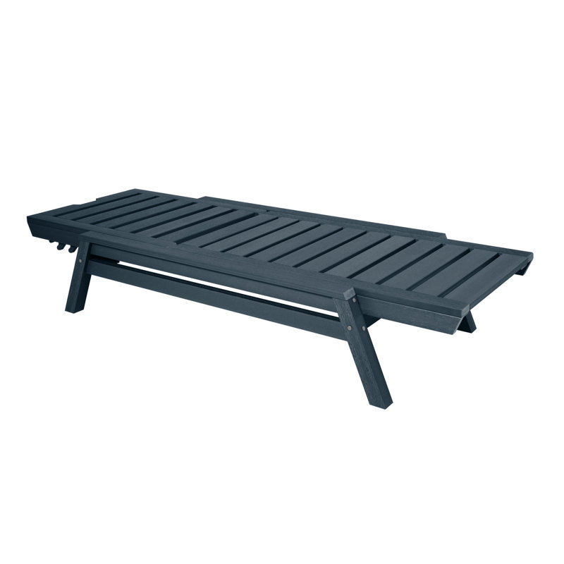 Jiwoo Outdoor Chaise Lounge, Federal Blue