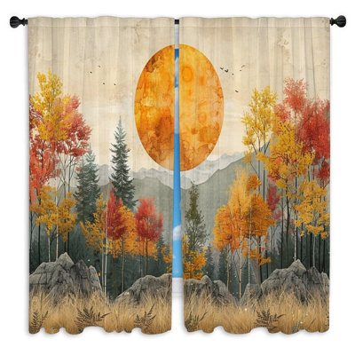 Paire de rideaux obscurcissant en polyester Maisonett