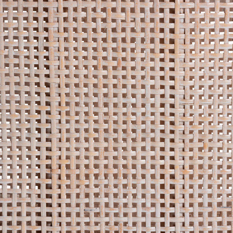 Bali & Pari Allen Natural Rattan Counter Stool - Handwoven Wicker Stool With Lattice Back And Removable Cushion, Counter Height Seating For Kitchen Island Or Lounge