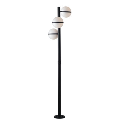 Stained Glass Lamp Post (Full) Post Lantern
