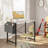 31" Computer Desk with Metal Frame, Waterproof Surface & Storage Bag – Ideal for Office Use-958896038-958896037