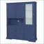 Buffet traditionnel autoportant avec huche, grande armoire de rangement pour garde-manger avec tiroirs, tablette de porte et tablettes réglables-1351583935