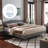 Applewhite Upholstered Metal Platform Bed-1458467405-1458467406