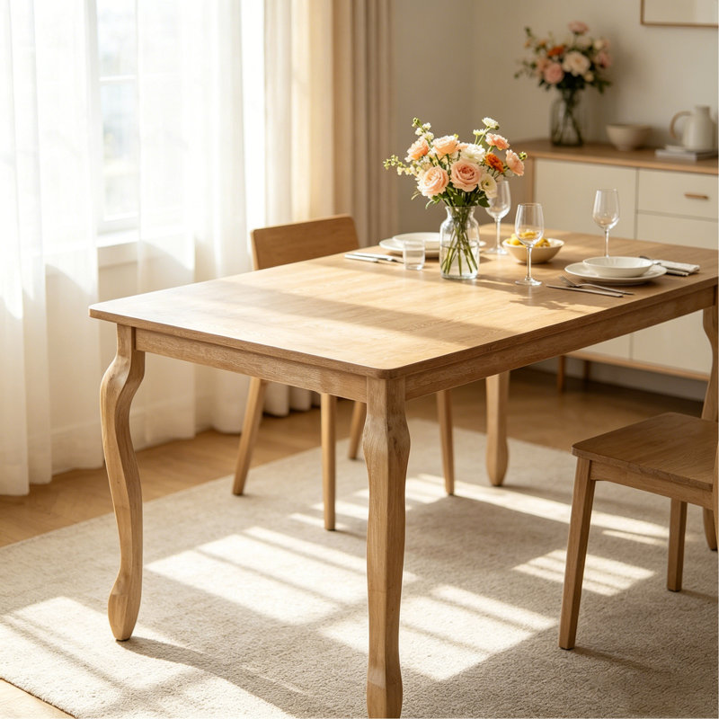 Ext. Dining Table ( Natural), Natural
