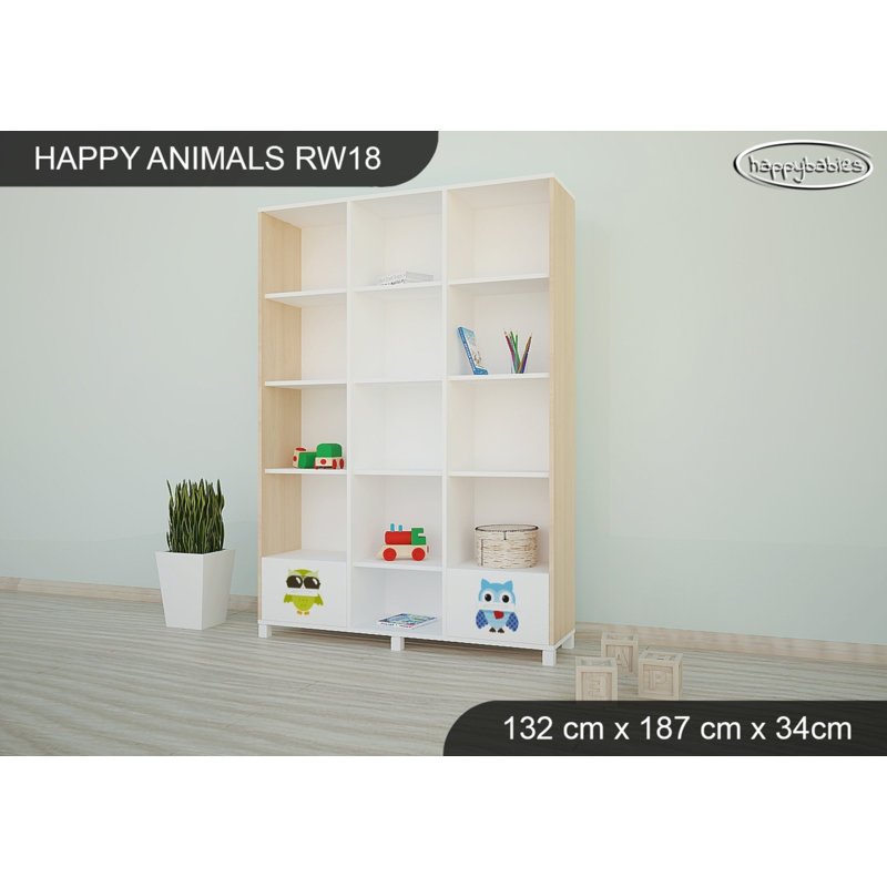 187cm H X 132cm W Kids Bookcase, Light Pear