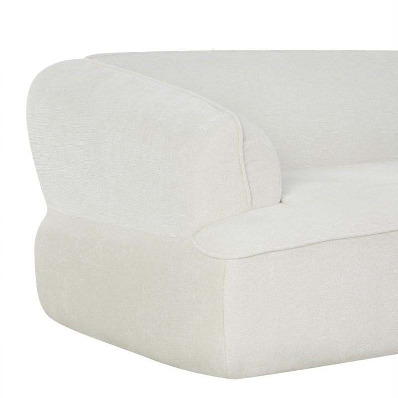 Canapé modulaire spacieux en mousse haute densité, parfait pour le salon
