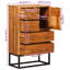Solid Wood Rectangle Accent Chest
