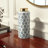 Timeless Ceramic Storage Table Jar With Lid for Home Decor Styling - Classic Tall Jar for Shelf Styling and Console Display - Blue & White-86741822